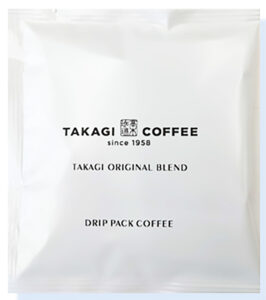 高木珈琲オリジナルブレンドコーヒー「TAKAGIブレンド」のドリップパック