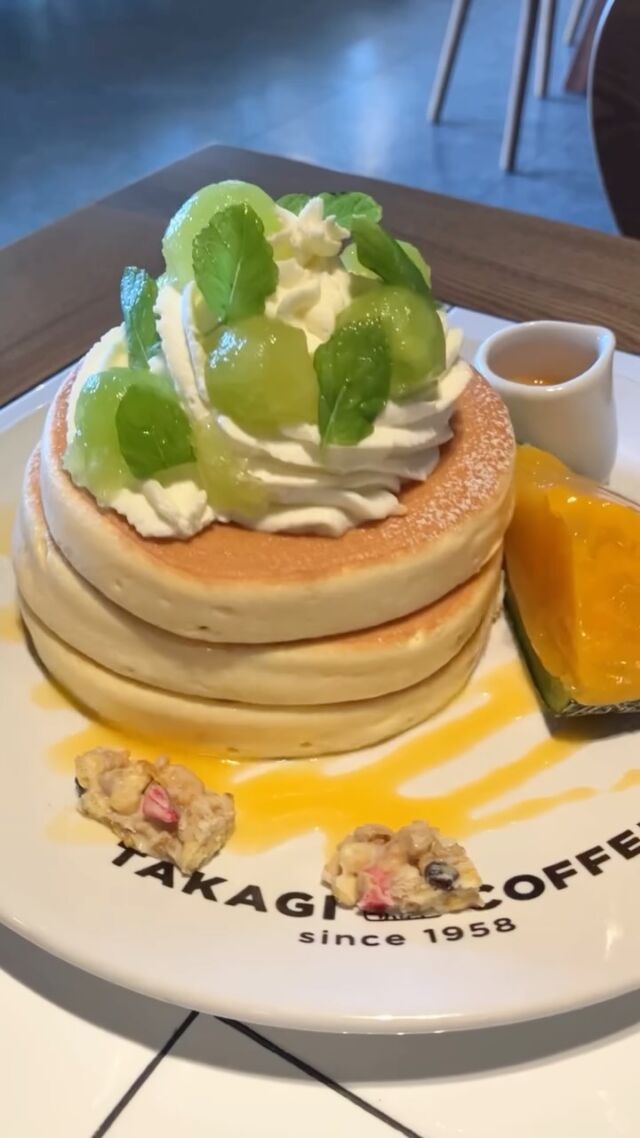 ふわとろ抹茶クリームパンケーキ_2023 – 髙木珈琲